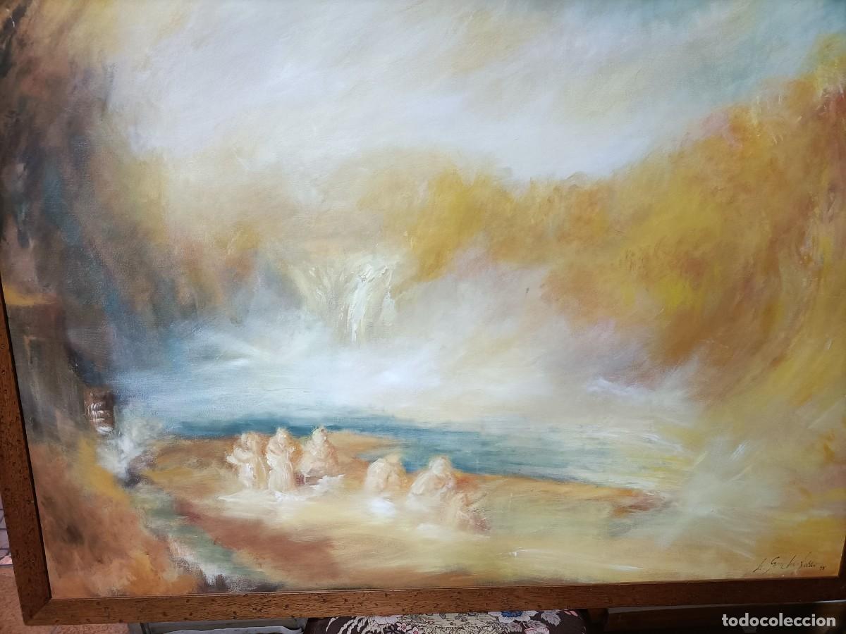 Arte: S&aacute;nchez Lareo, M. Sin t&iacute;tulo. &Oacute;leo sobre lienzo - Foto 3