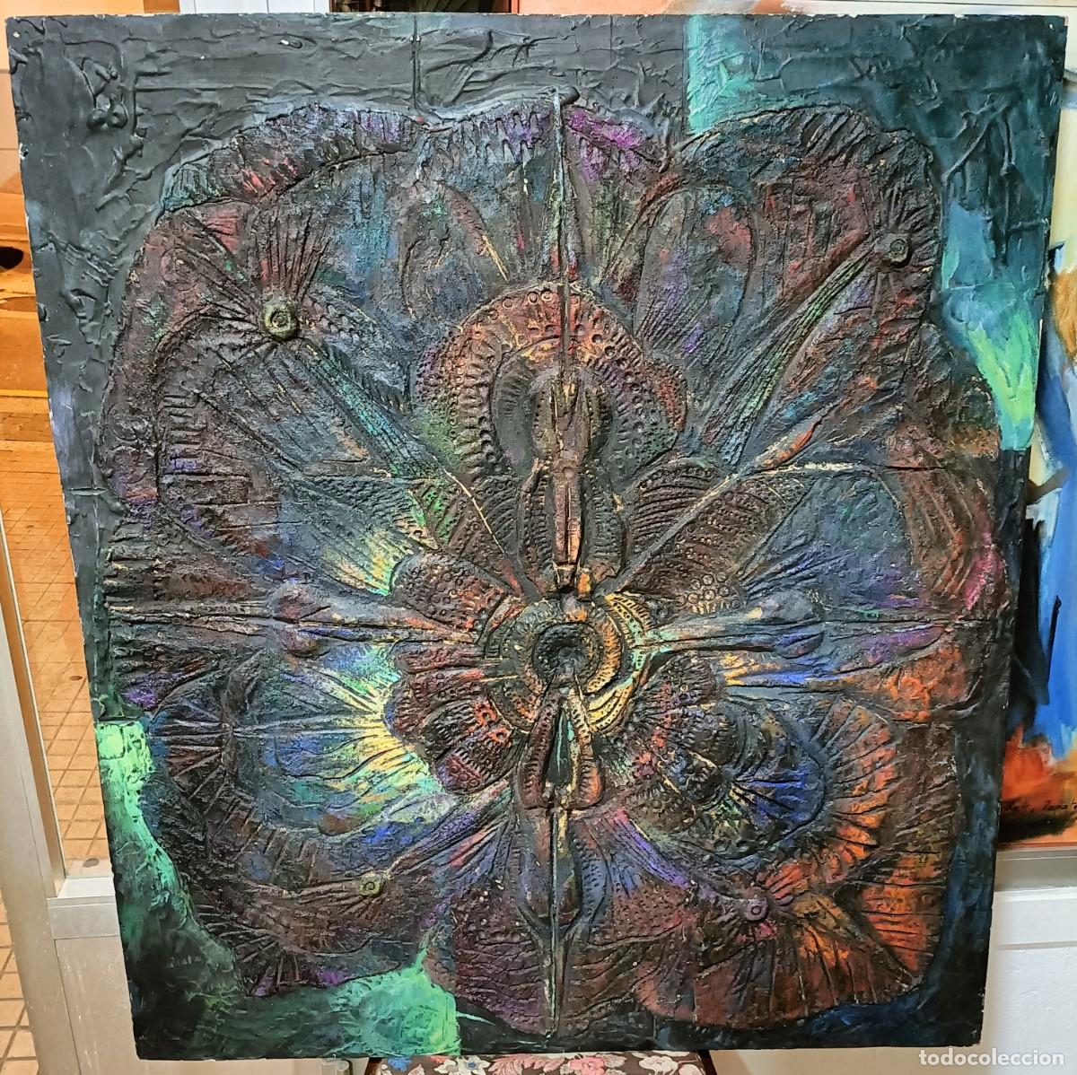 Arte: Sin firma. Mixta sobre tabla. - Foto 2