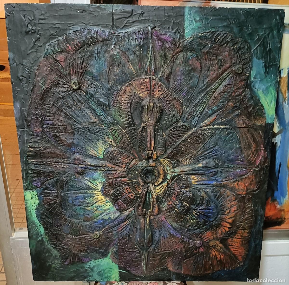 Arte: Sin firma. Mixta sobre tabla. - Foto 3