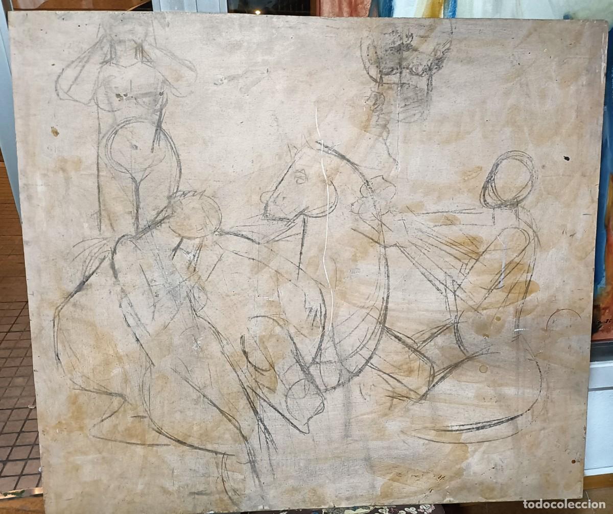 Arte: Sin firma. Mixta sobre tabla. - Foto 5