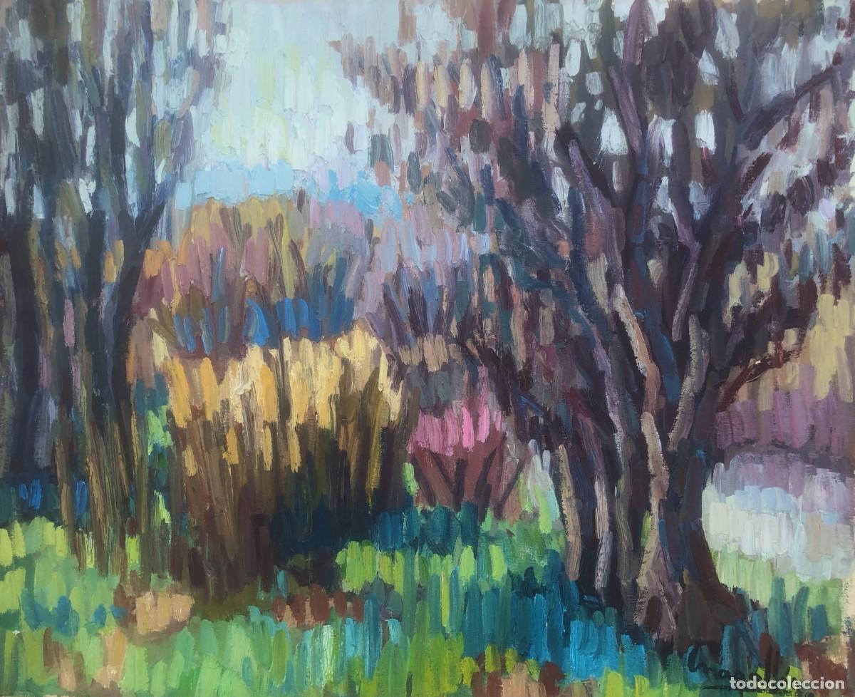Arte: Benito Magallón (1947-2011) - Paisaje - Óleo sobre lienzo