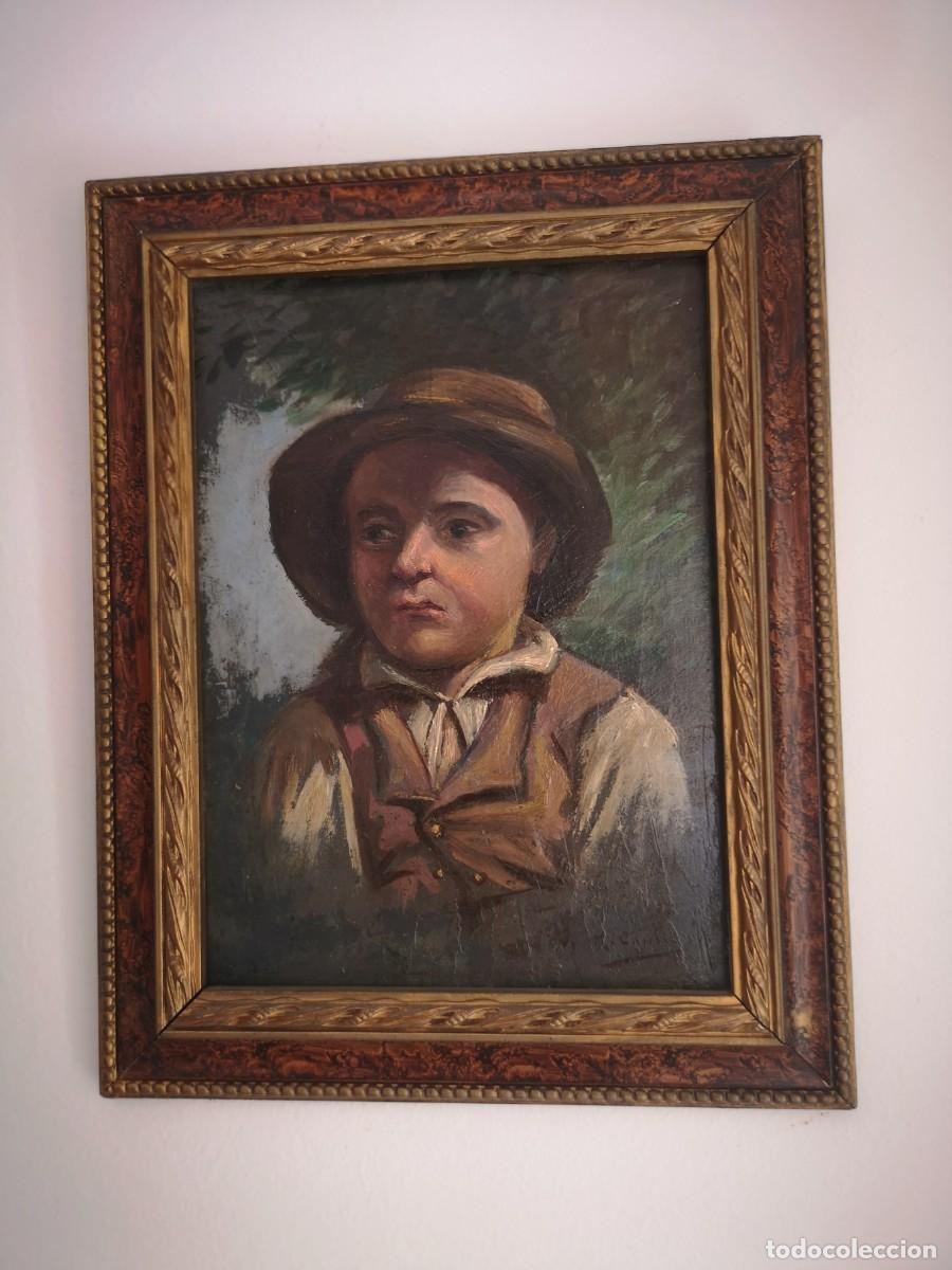 Arte: MARIANO CANTURRI, BONITO OLEO SOBRE CARTON GRUESO, FIRMADO Y DATADO.