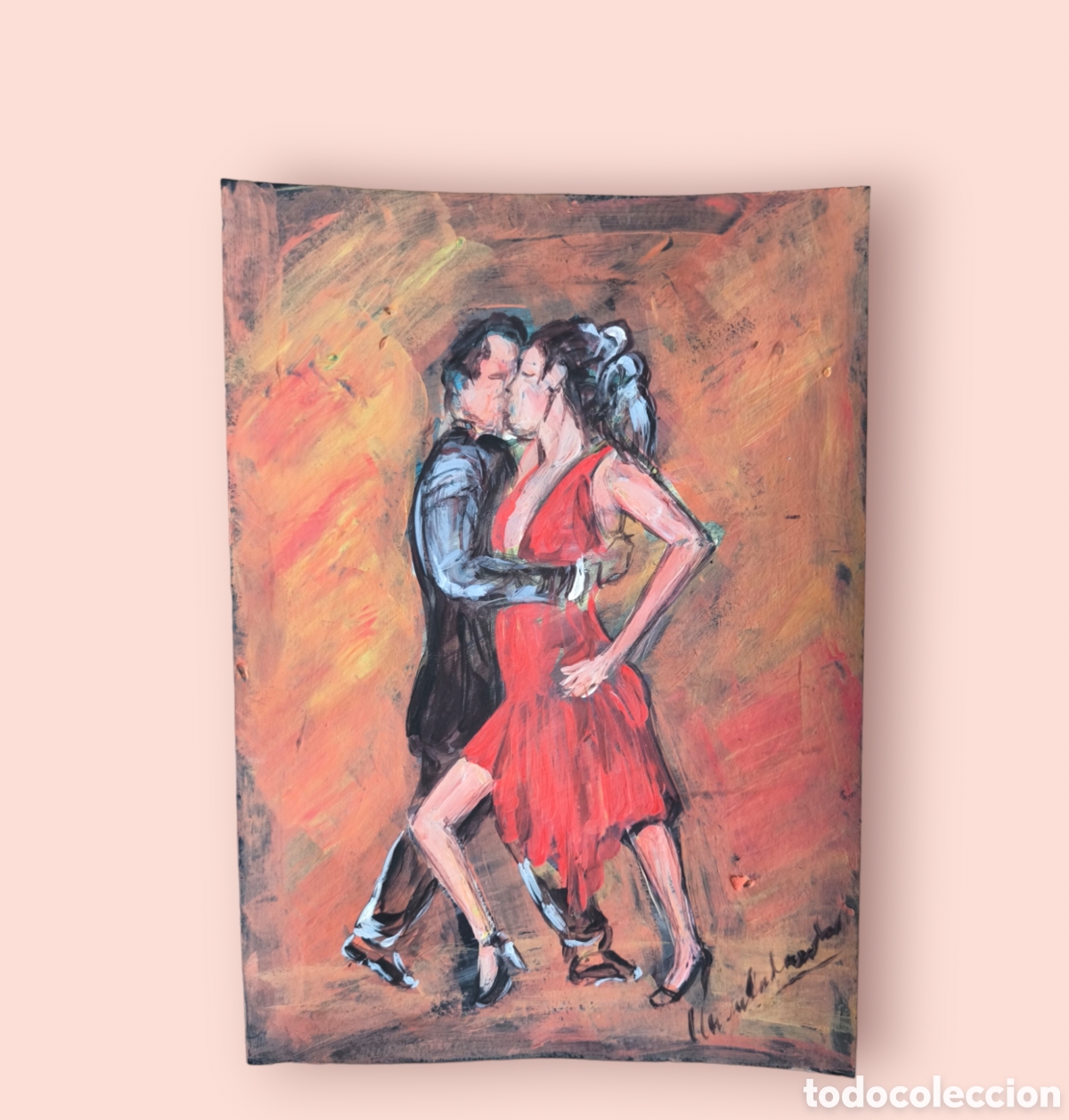 Arte: Pareja de baile ( original ) - Foto 1