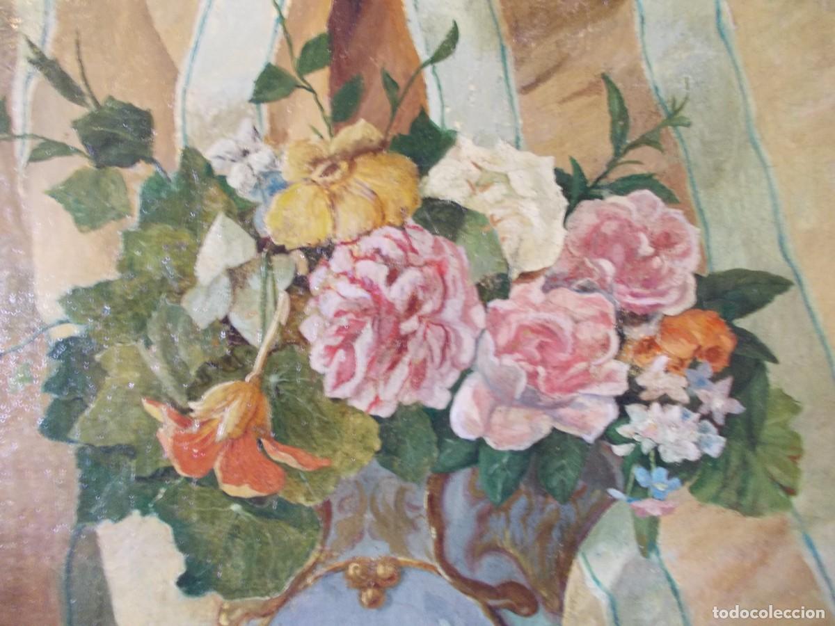 Arte: Pintura: Jarr&oacute;n con flores - Foto 3