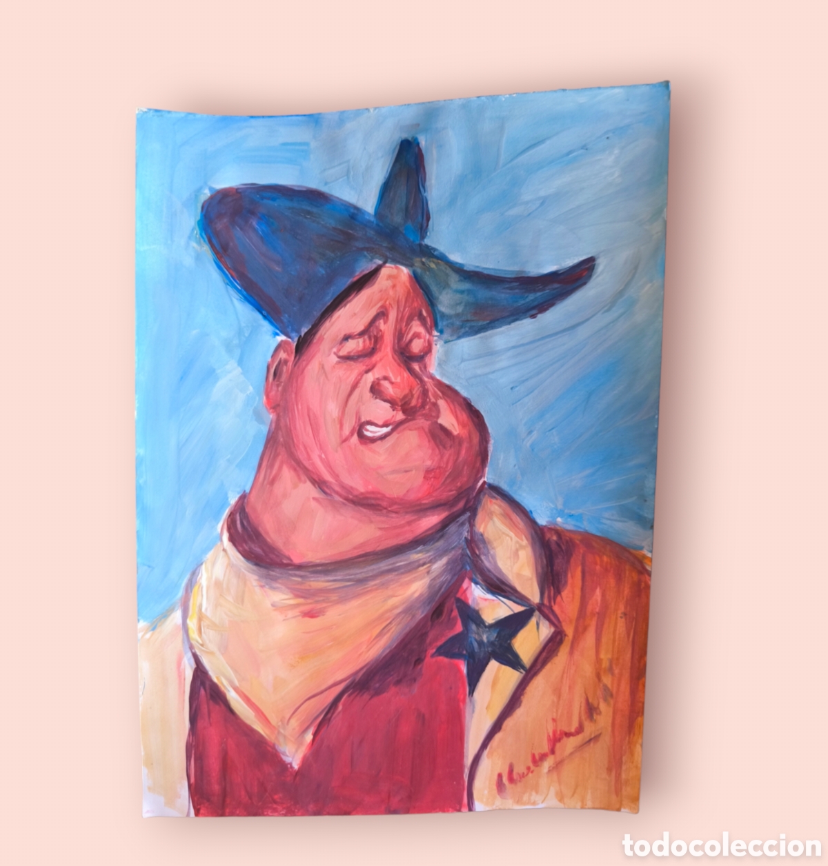 Art: Jonh Wayne western ( caricatura)