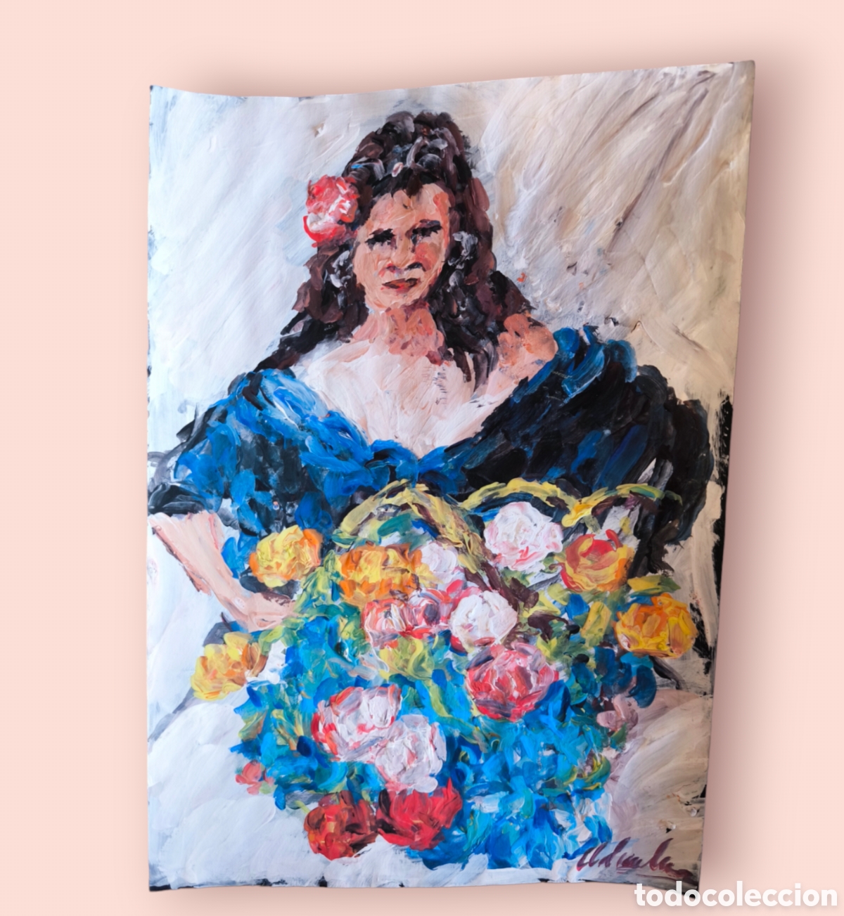 Arte: Mujer del sur (original) - Foto 1