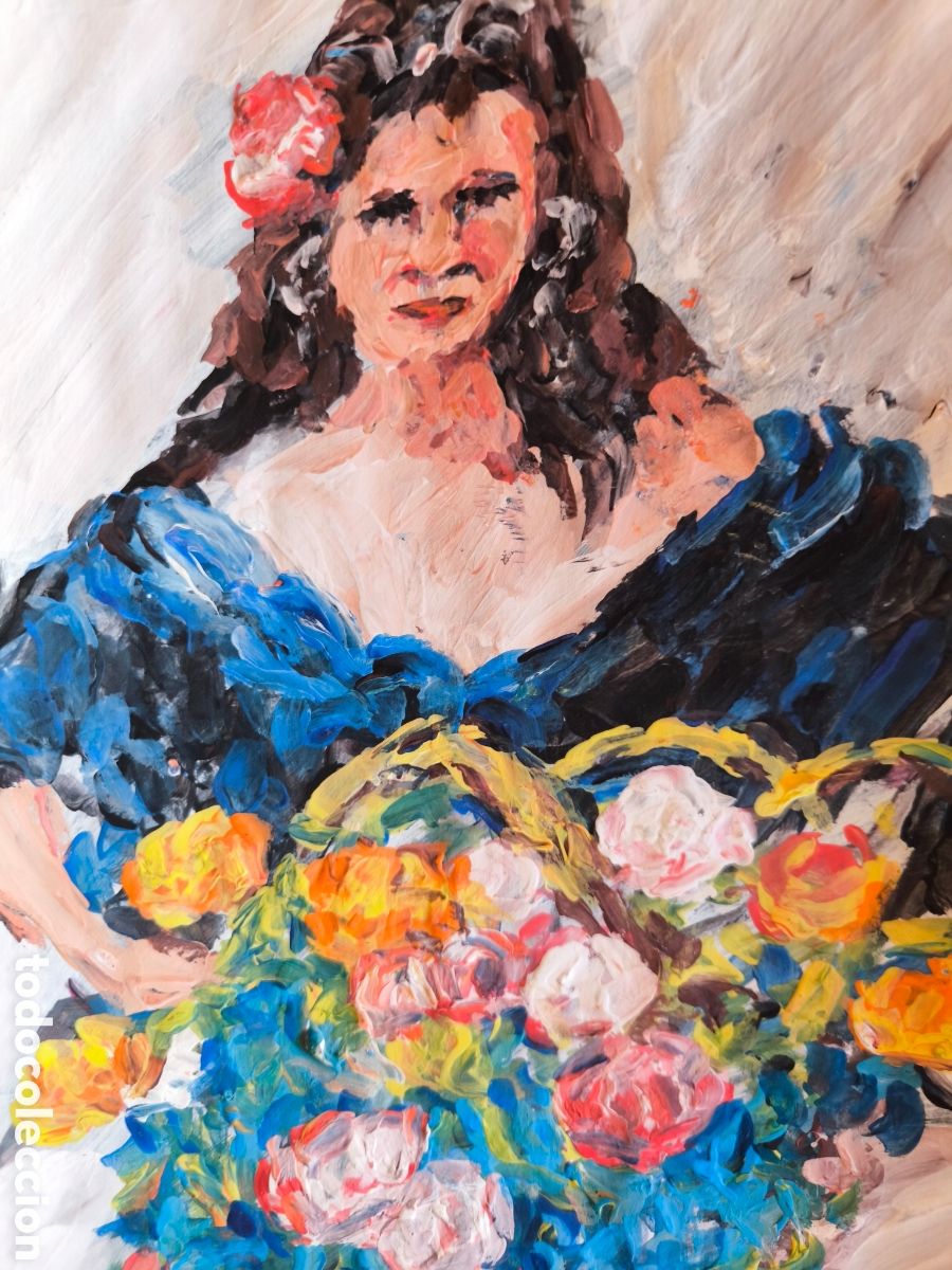 Arte: Mujer del sur (original) - Foto 2