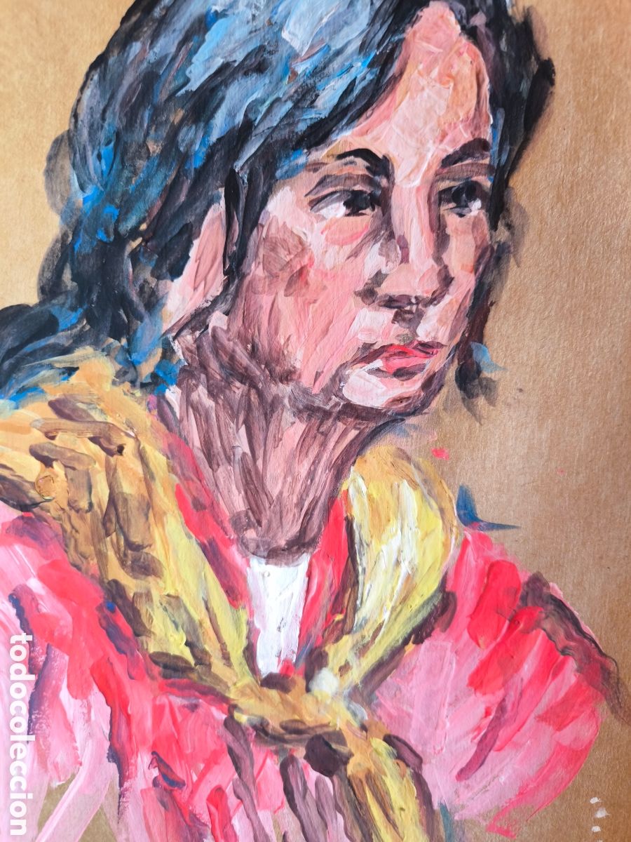 Arte: Retrato gitana (original) - Foto 2
