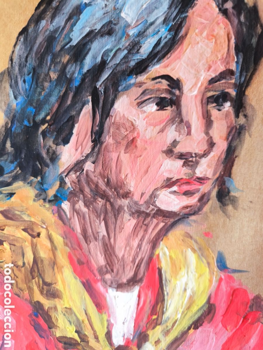 Arte: Retrato gitana (original) - Foto 3