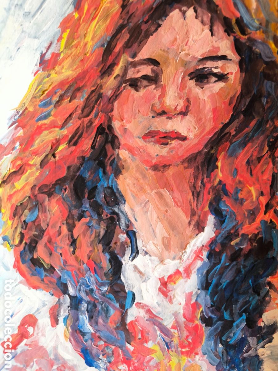 Arte: Chica (original) expresionismo - Foto 2