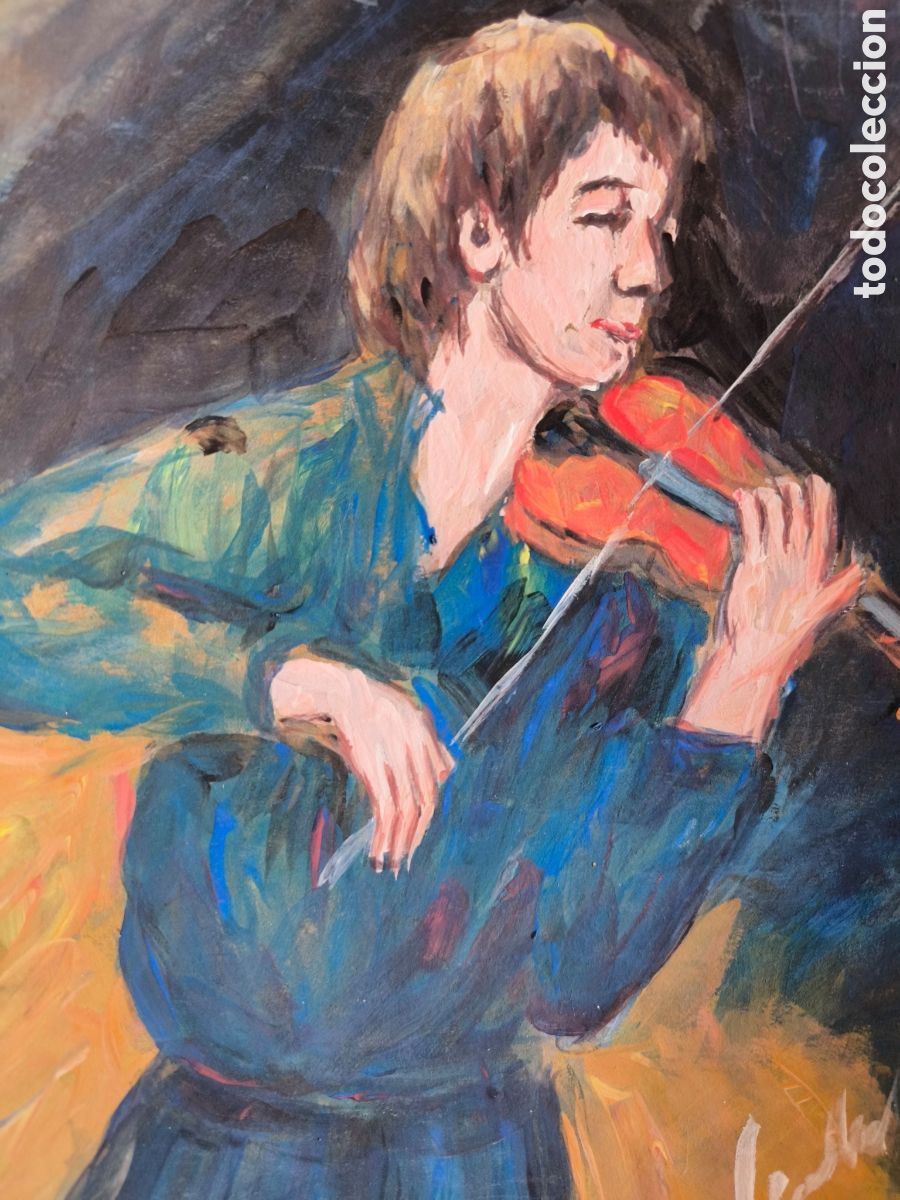 Arte: Violinista ( original ) - Foto 2