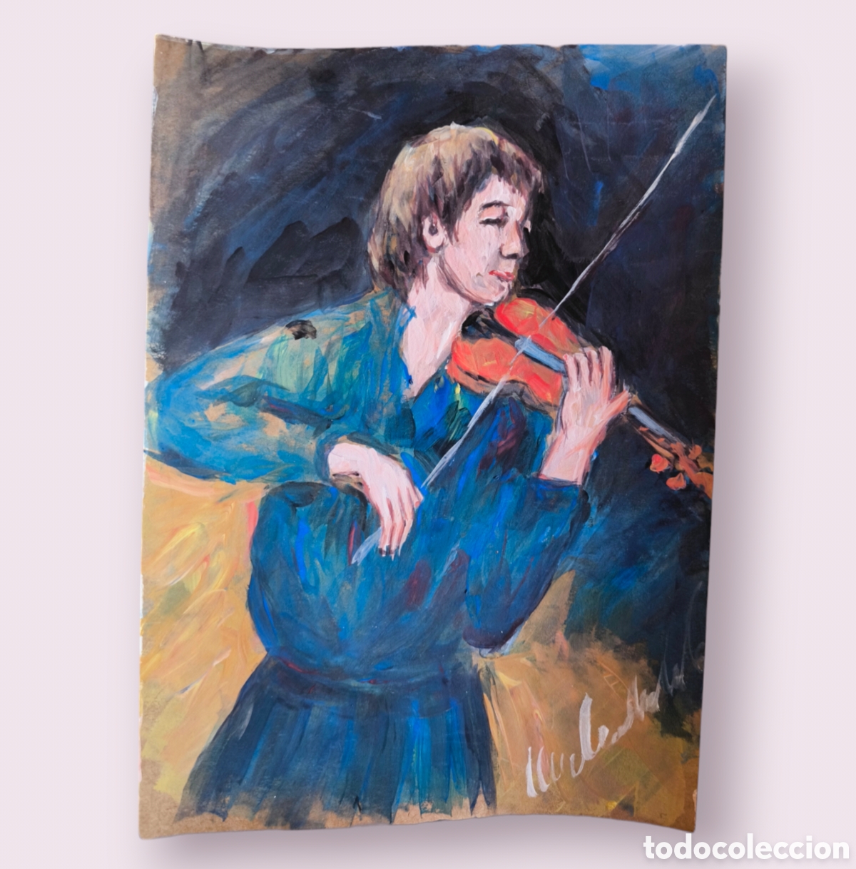 Arte: Violinista ( original ) - Foto 1