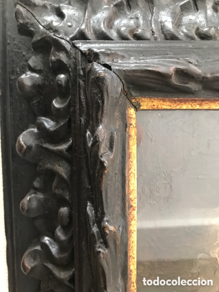 Arte: Oleo sobre lienzo antiguo con marco - Foto 18