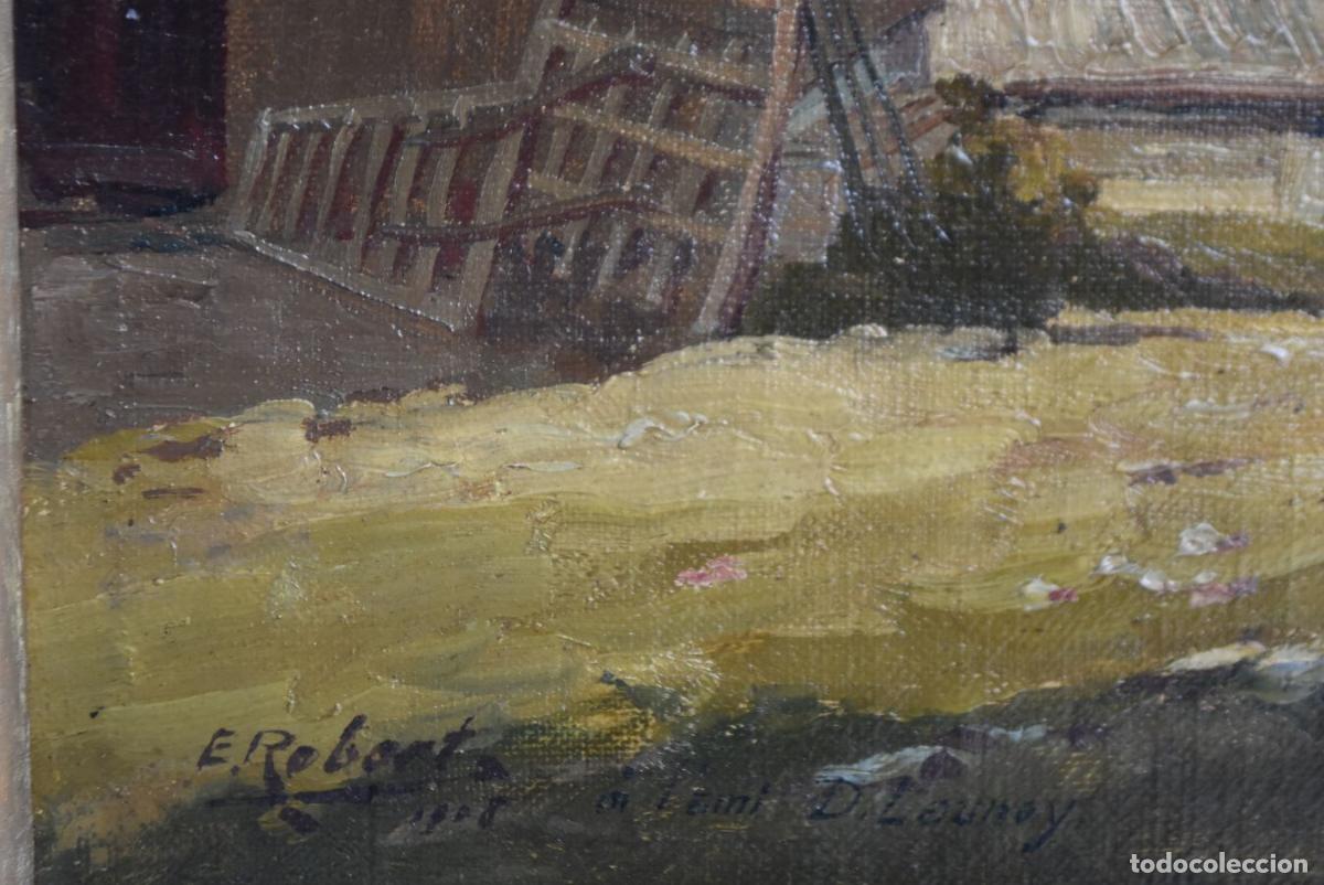 Arte: Huile sur Toile E. Robert - Foto 4