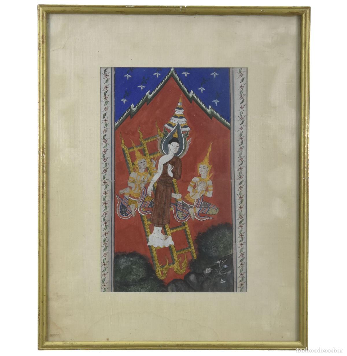 Arte: Lot de 8 peintures tha&iuml;landaises - Foto 5