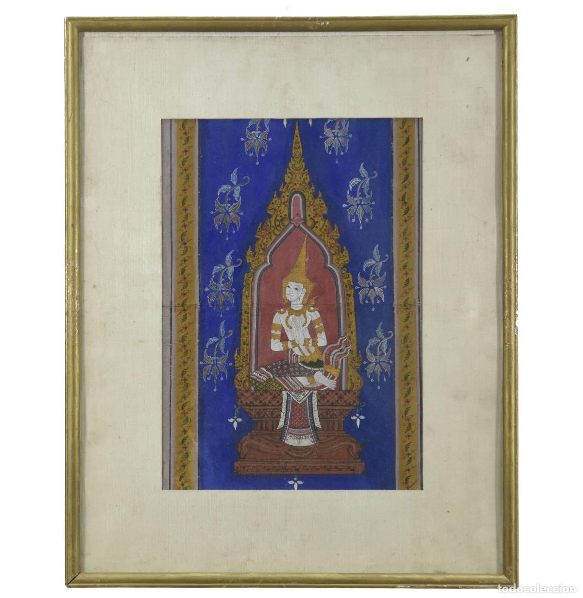 Arte: Lot de 8 peintures tha&iuml;landaises - Foto 6