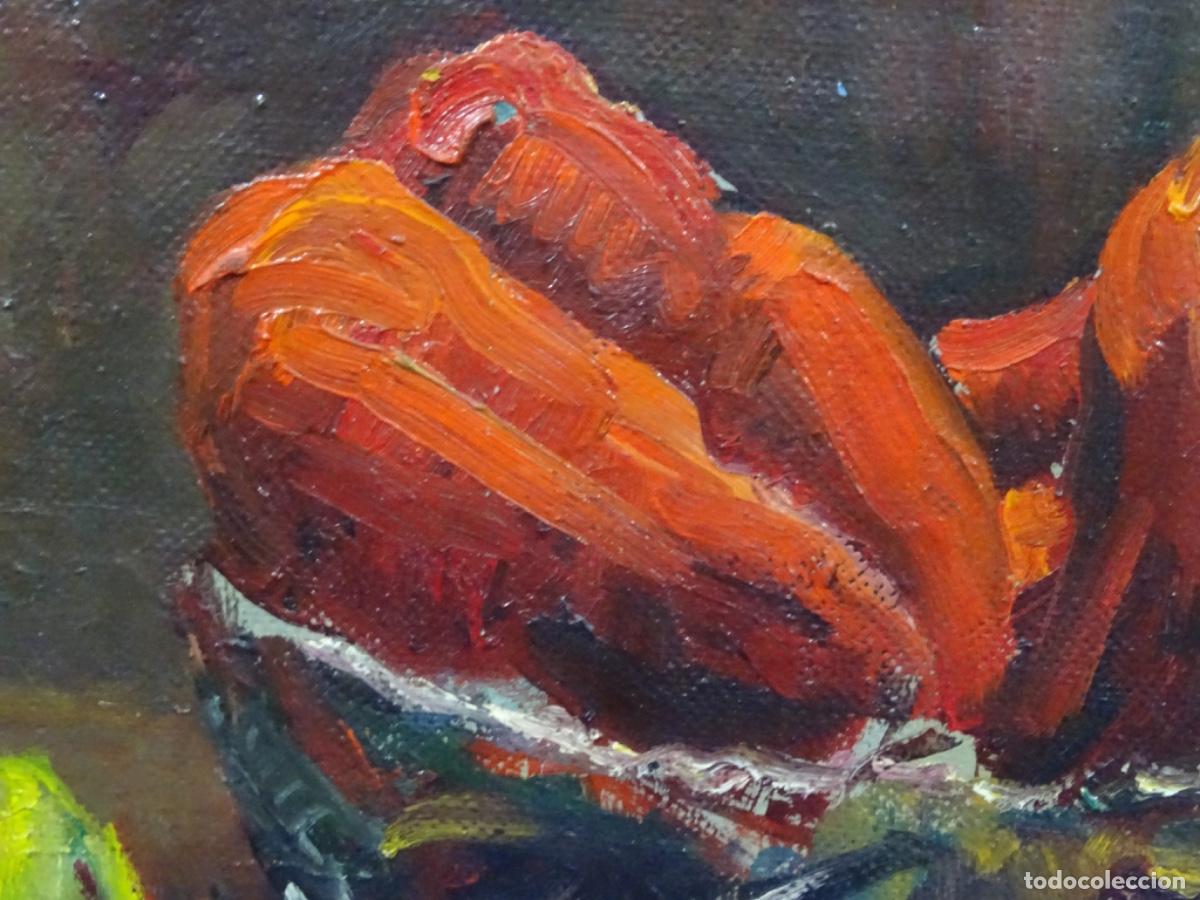 Arte: &Oacute;LEO SOBRE TABLEX J. CLIMENT PINTOR DE TERRASSA. BODEGON. - Foto 7