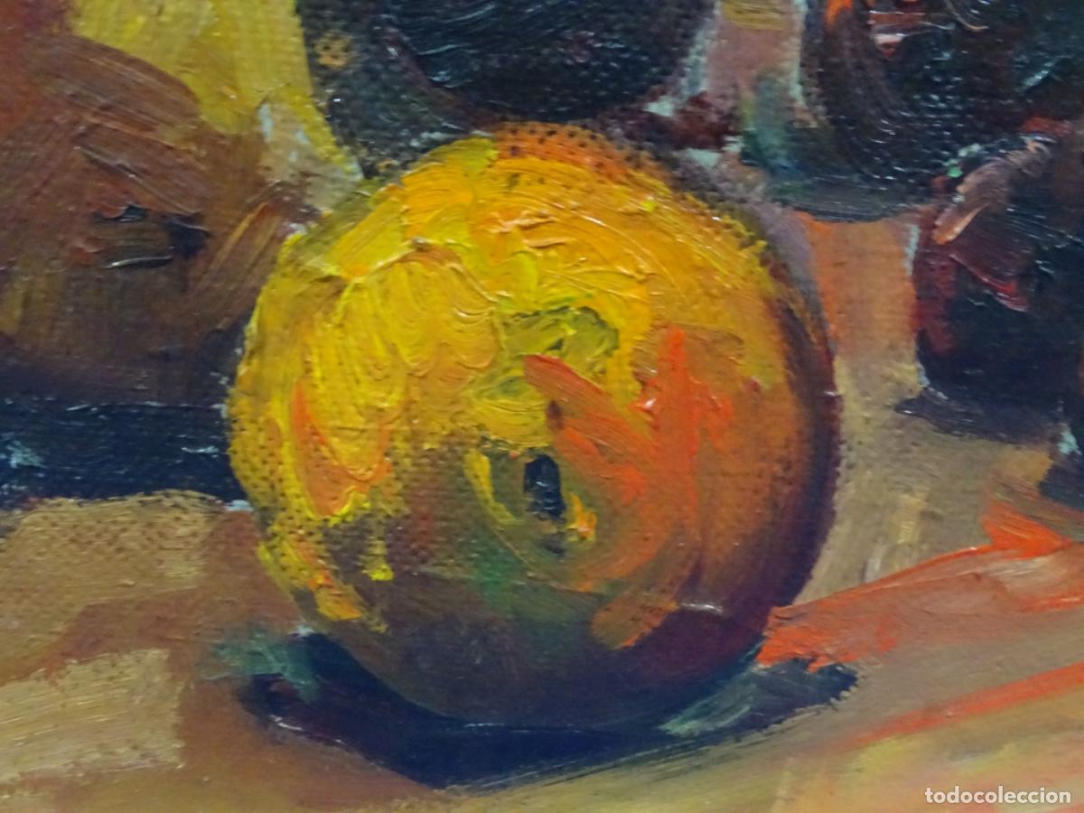 Arte: &Oacute;LEO SOBRE TABLEX J. CLIMENT PINTOR DE TERRASSA. BODEGON. - Foto 8