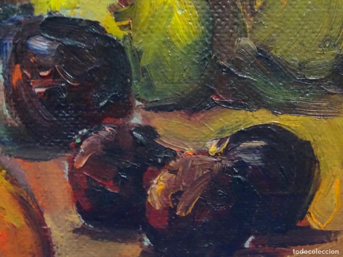 Arte: &Oacute;LEO SOBRE TABLEX J. CLIMENT PINTOR DE TERRASSA. BODEGON. - Foto 9