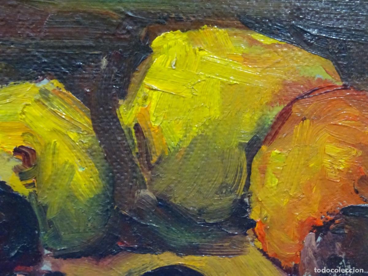 Arte: &Oacute;LEO SOBRE TABLEX J. CLIMENT PINTOR DE TERRASSA. BODEGON. - Foto 10