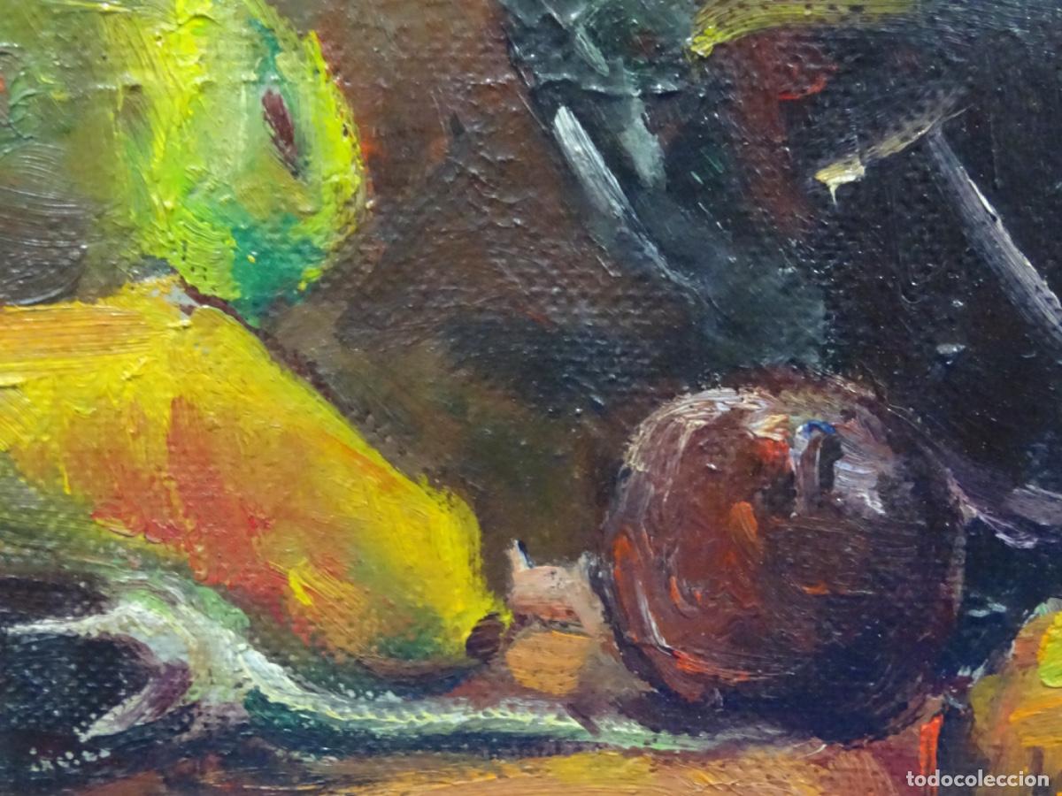 Arte: &Oacute;LEO SOBRE TABLEX J. CLIMENT PINTOR DE TERRASSA. BODEGON. - Foto 11