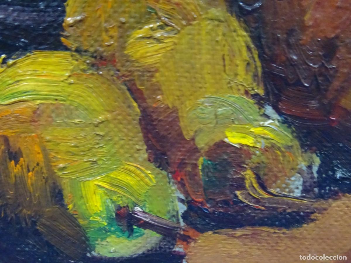 Arte: &Oacute;LEO SOBRE TABLEX J. CLIMENT PINTOR DE TERRASSA. BODEGON. - Foto 13