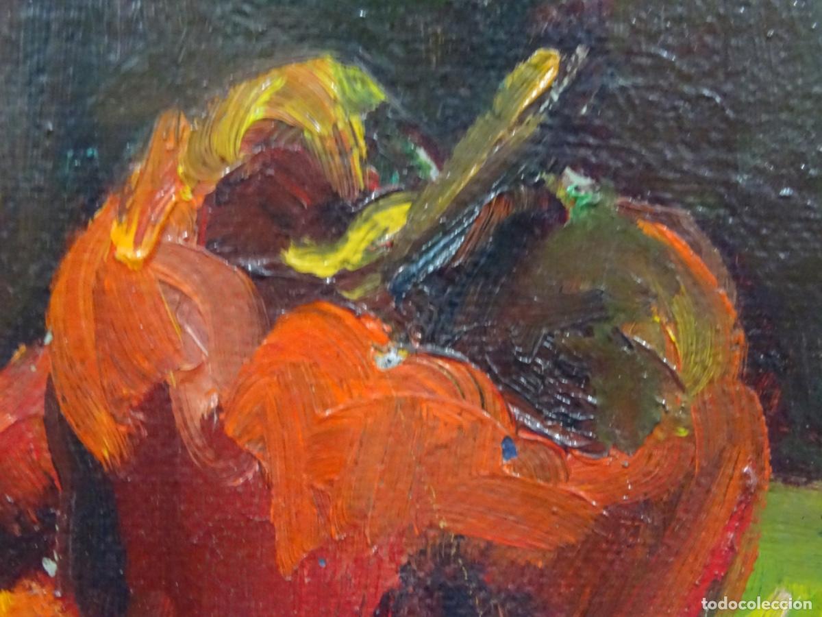 Arte: &Oacute;LEO SOBRE TABLEX J. CLIMENT PINTOR DE TERRASSA. BODEGON. - Foto 14