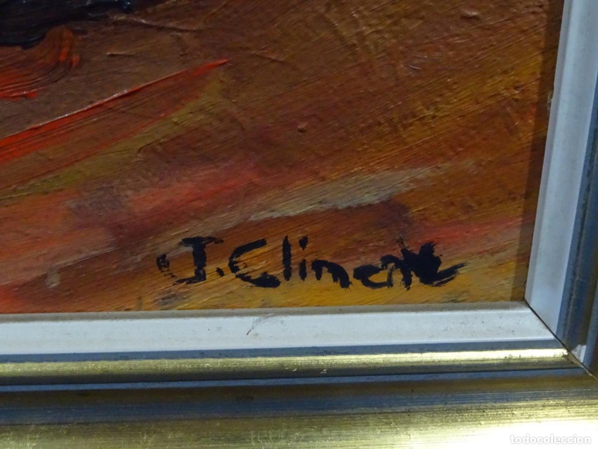 Arte: &Oacute;LEO SOBRE TABLEX J. CLIMENT PINTOR DE TERRASSA. BODEGON. - Foto 15