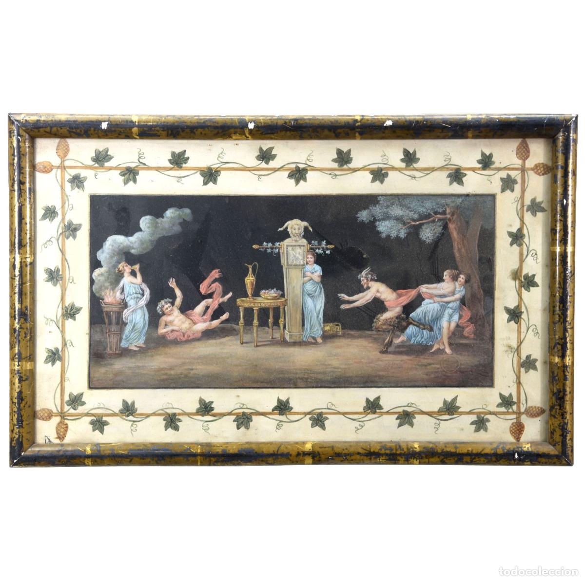 Arte: Gouache italienne XIX&egrave;me - Foto 1