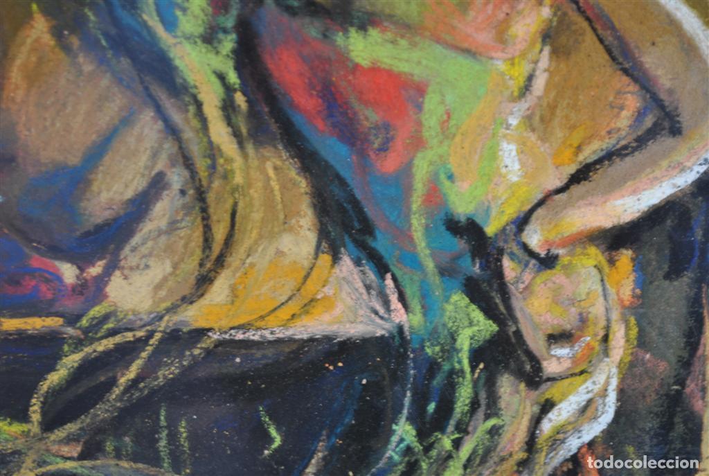 Arte: Portrait de gitane gouache de Louis Fortuney - Foto 3