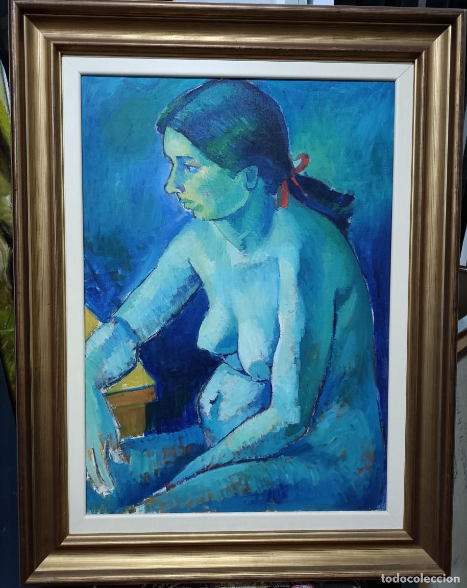 Arte: SIN FIRMA. SIN T&Iacute;TULO. &Oacute;LEO SOBRE LIENZO - Foto 2