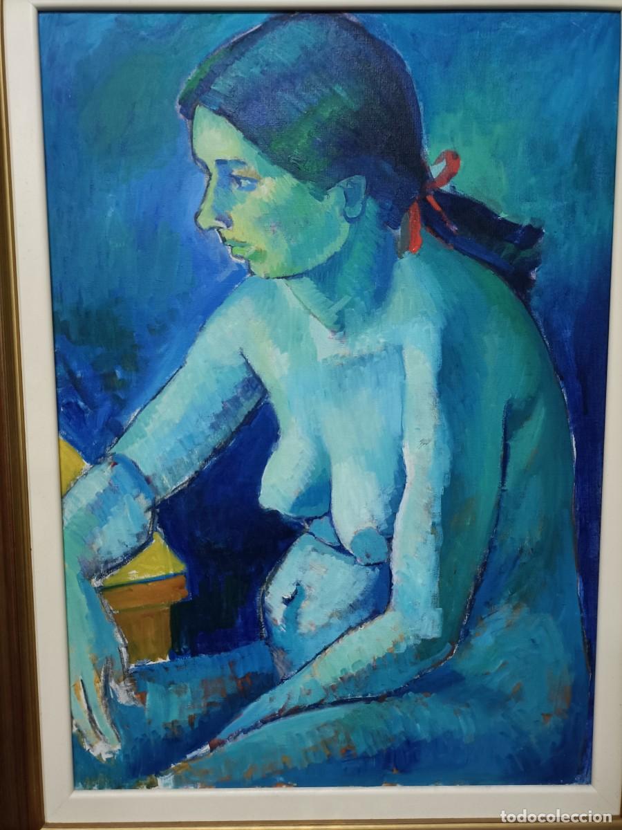 Arte: SIN FIRMA. SIN T&Iacute;TULO. &Oacute;LEO SOBRE LIENZO - Foto 3