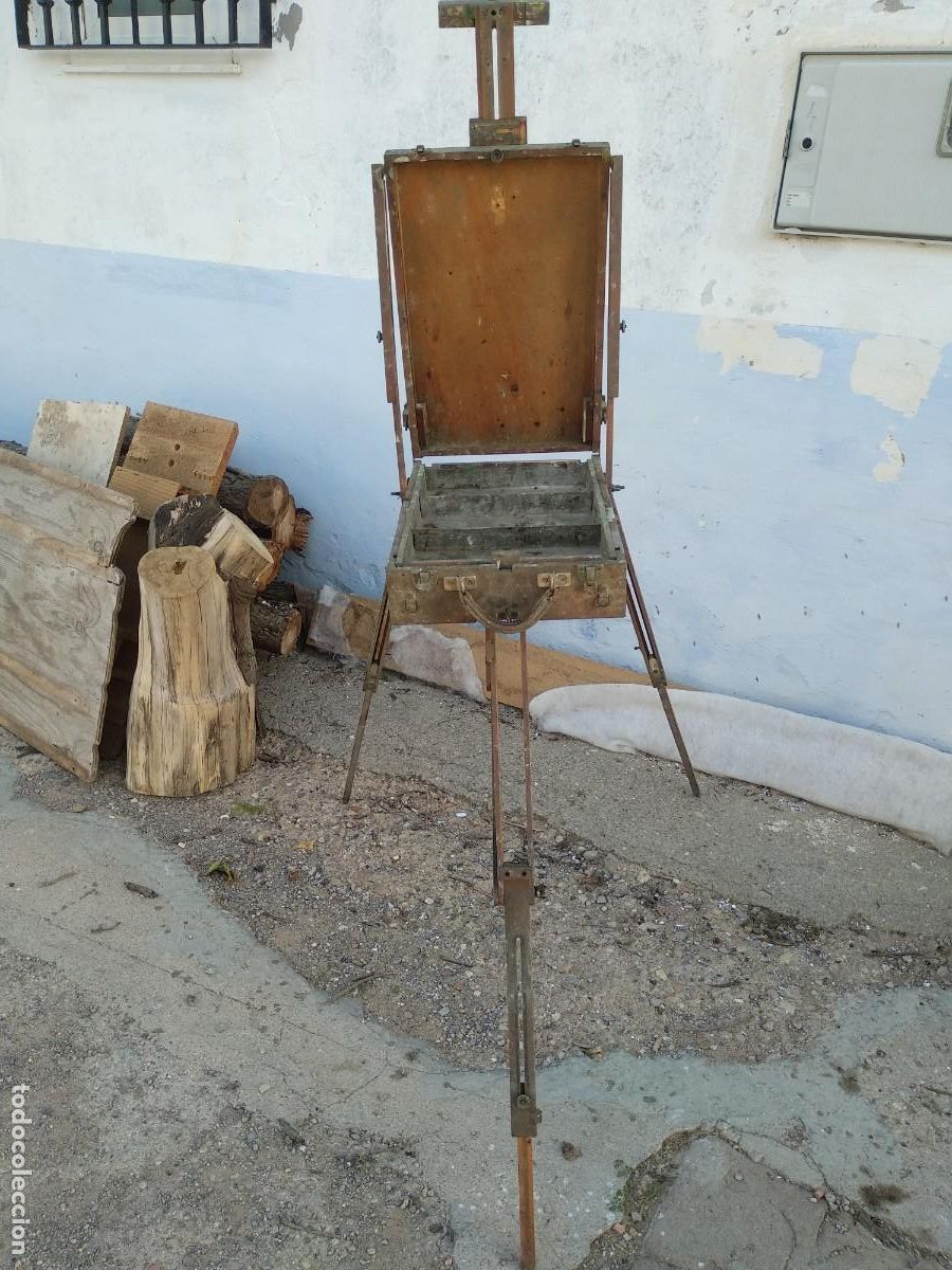 Arte: Caballete malet&iacute;n de pintor - Foto 4