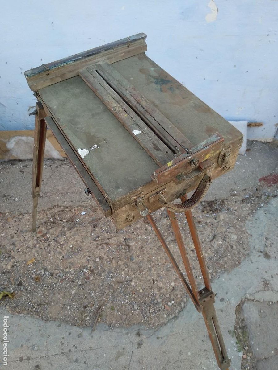 Arte: Caballete malet&iacute;n de pintor - Foto 5