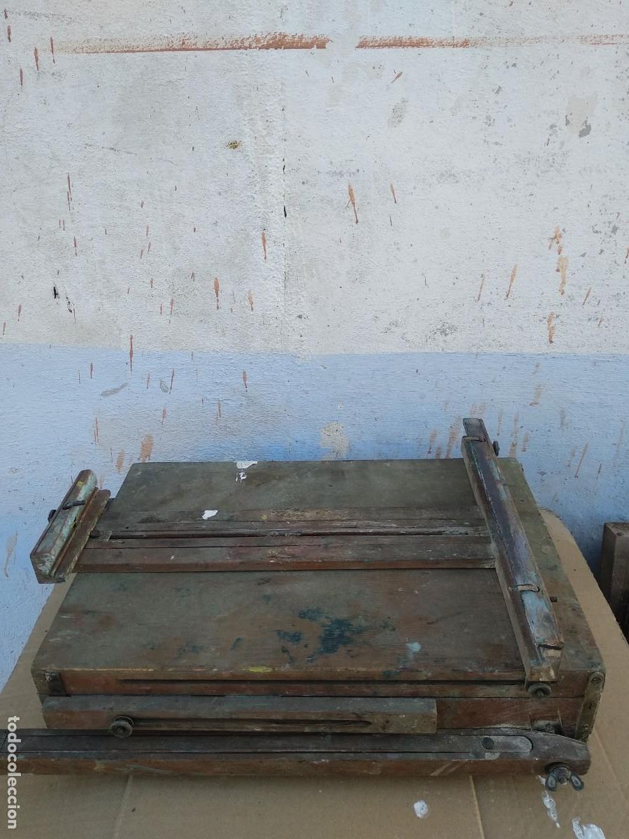 Arte: Caballete malet&iacute;n de pintor - Foto 8