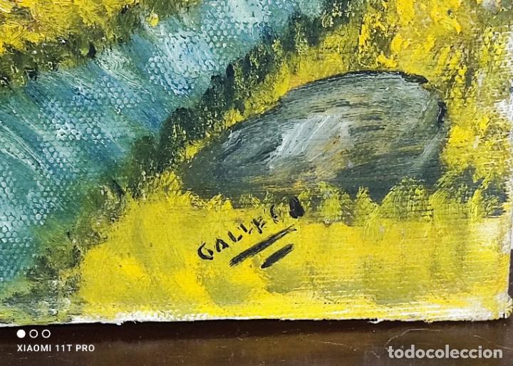 Arte: CUADRO, PAISAJE EN MADERA - Foto 2