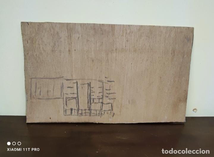 Arte: CUADRO, PAISAJE EN MADERA - Foto 3