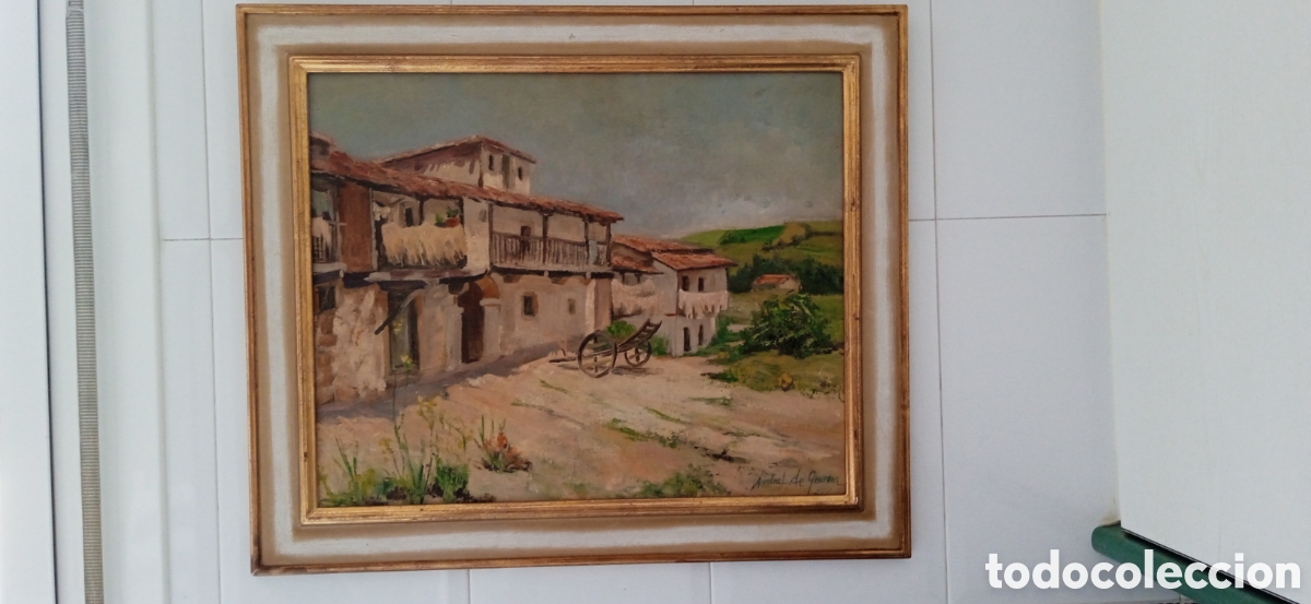 Arte: Cuadro oleo sobre tablex, de Amelia de Guervasa. - Foto 1