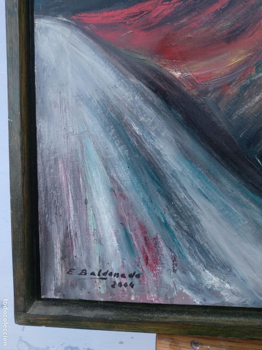Arte: Cuadro, &oacute;leo sobre lienzo - Foto 3
