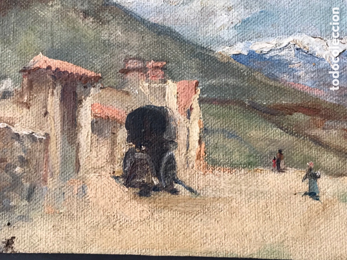 Arte: Antiguo &oacute;leo sobre lienzo - Foto 6