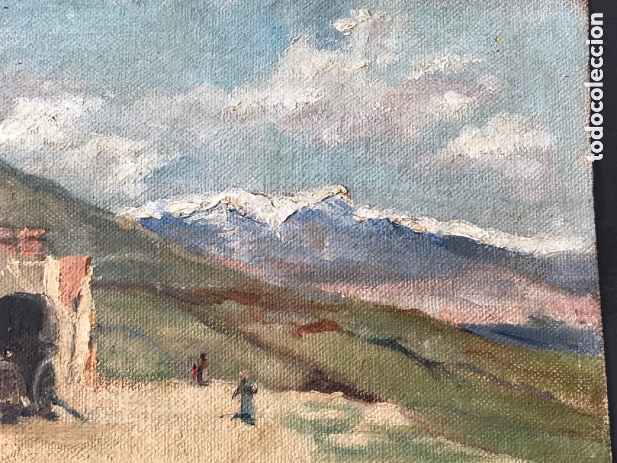Arte: Antiguo &oacute;leo sobre lienzo - Foto 8