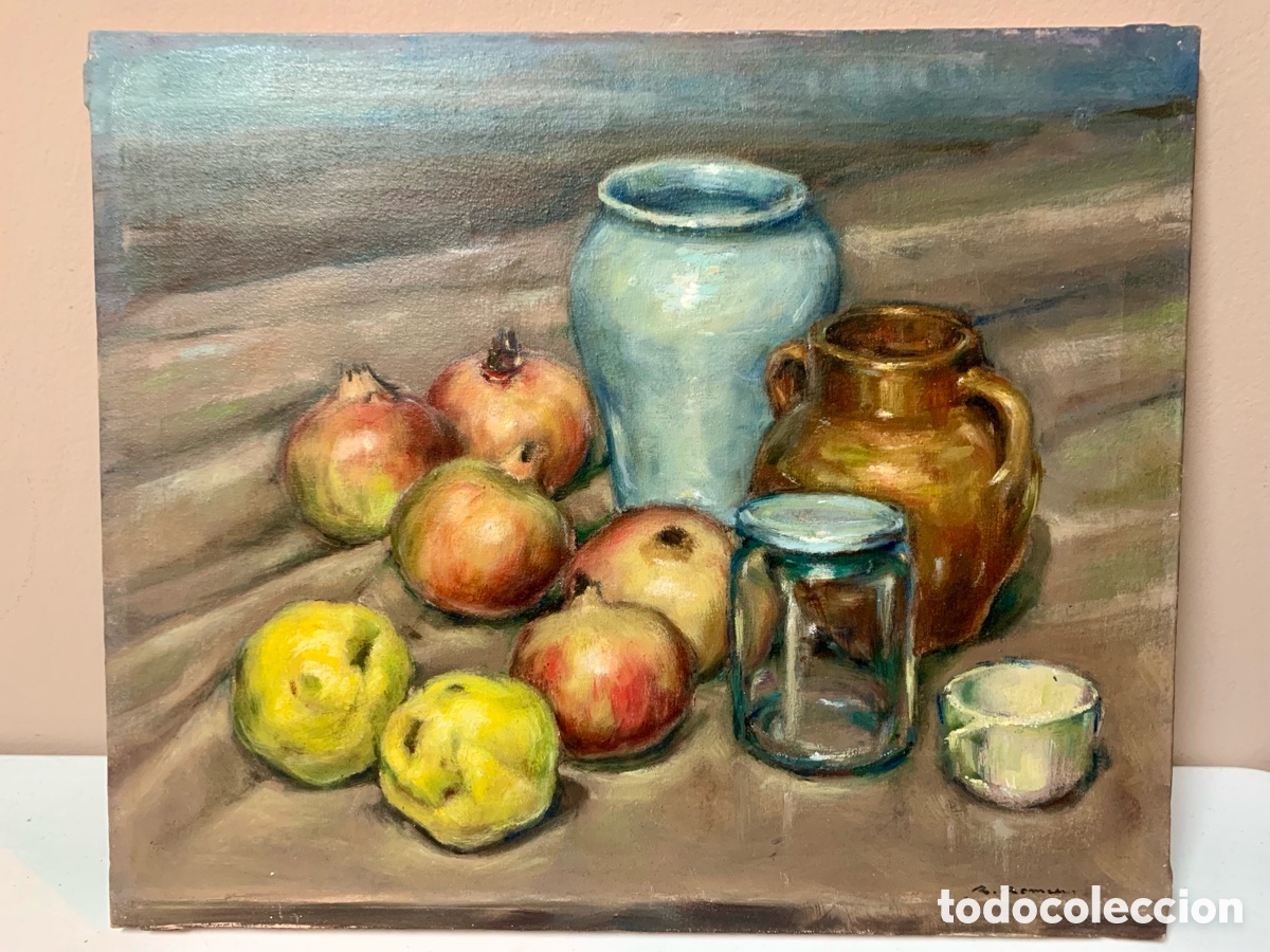 Arte: Ram&oacute;n Romeu , bodegon de 1983 , 55x46 - Foto 2