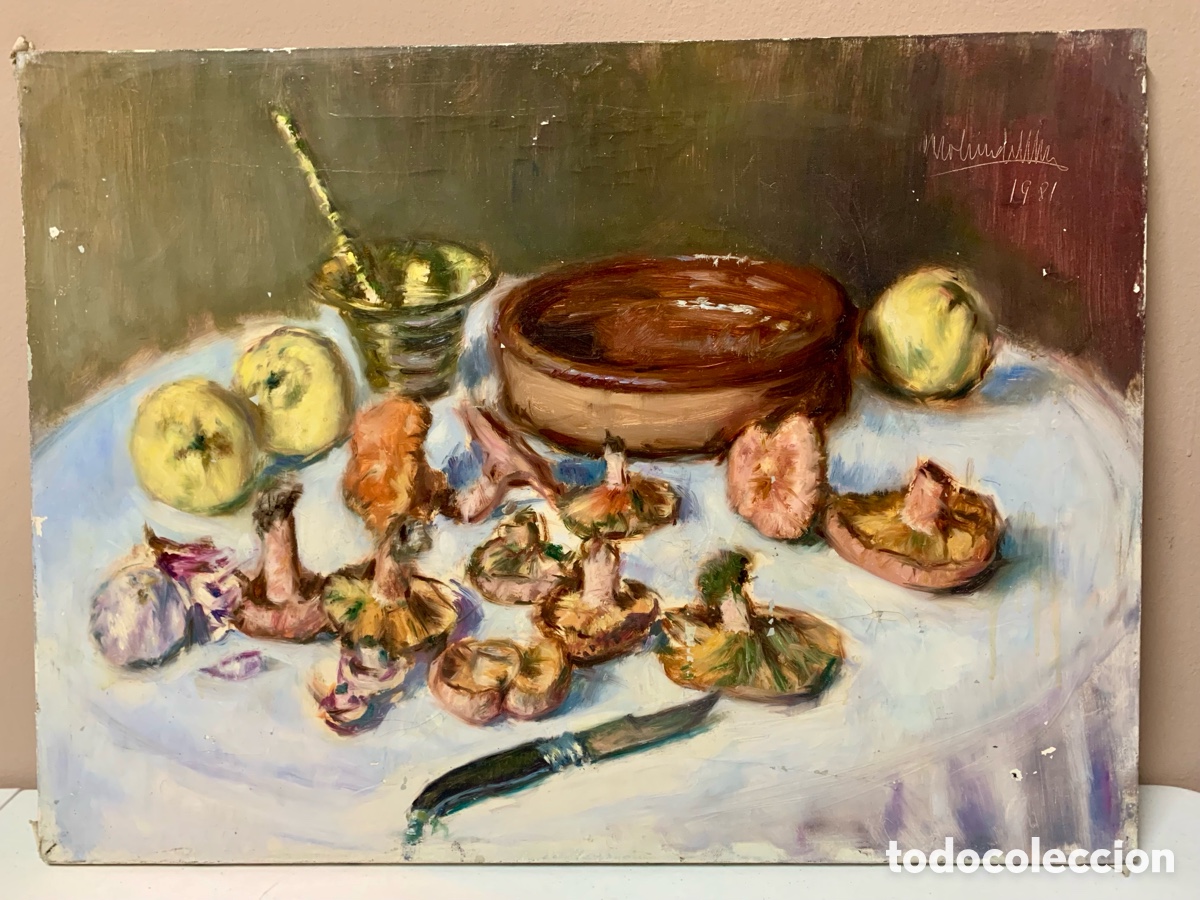 Arte: Lluis Molins de Mur 1911-2006 , bodegon , 73x53,5