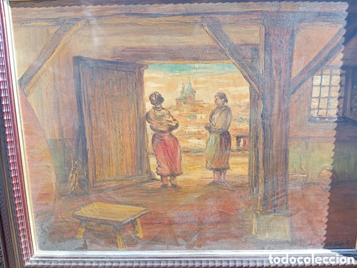 Arte: oleo sobre lienzo Ram&oacute;n casas - Foto 2
