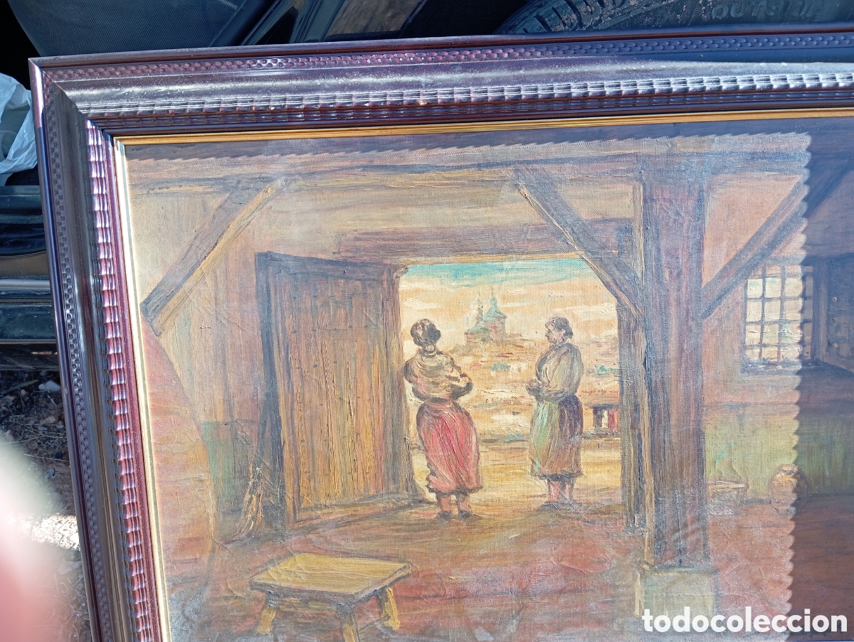 Arte: oleo sobre lienzo Ram&oacute;n casas - Foto 4