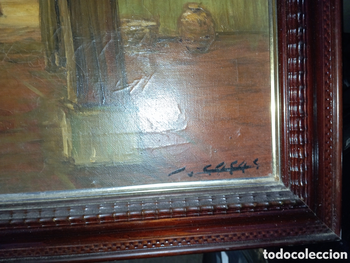 Arte: oleo sobre lienzo Ram&oacute;n casas - Foto 5