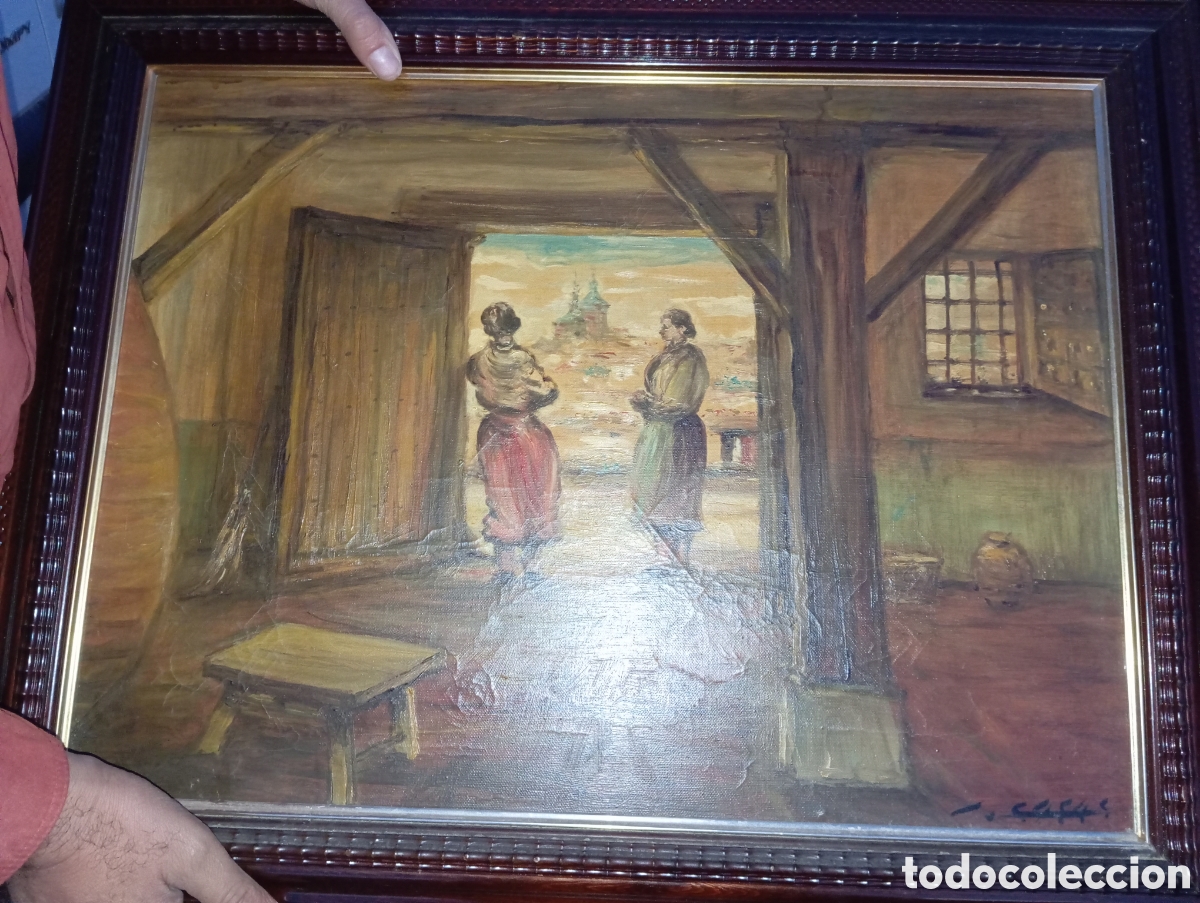 Arte: oleo sobre lienzo Ram&oacute;n casas - Foto 6
