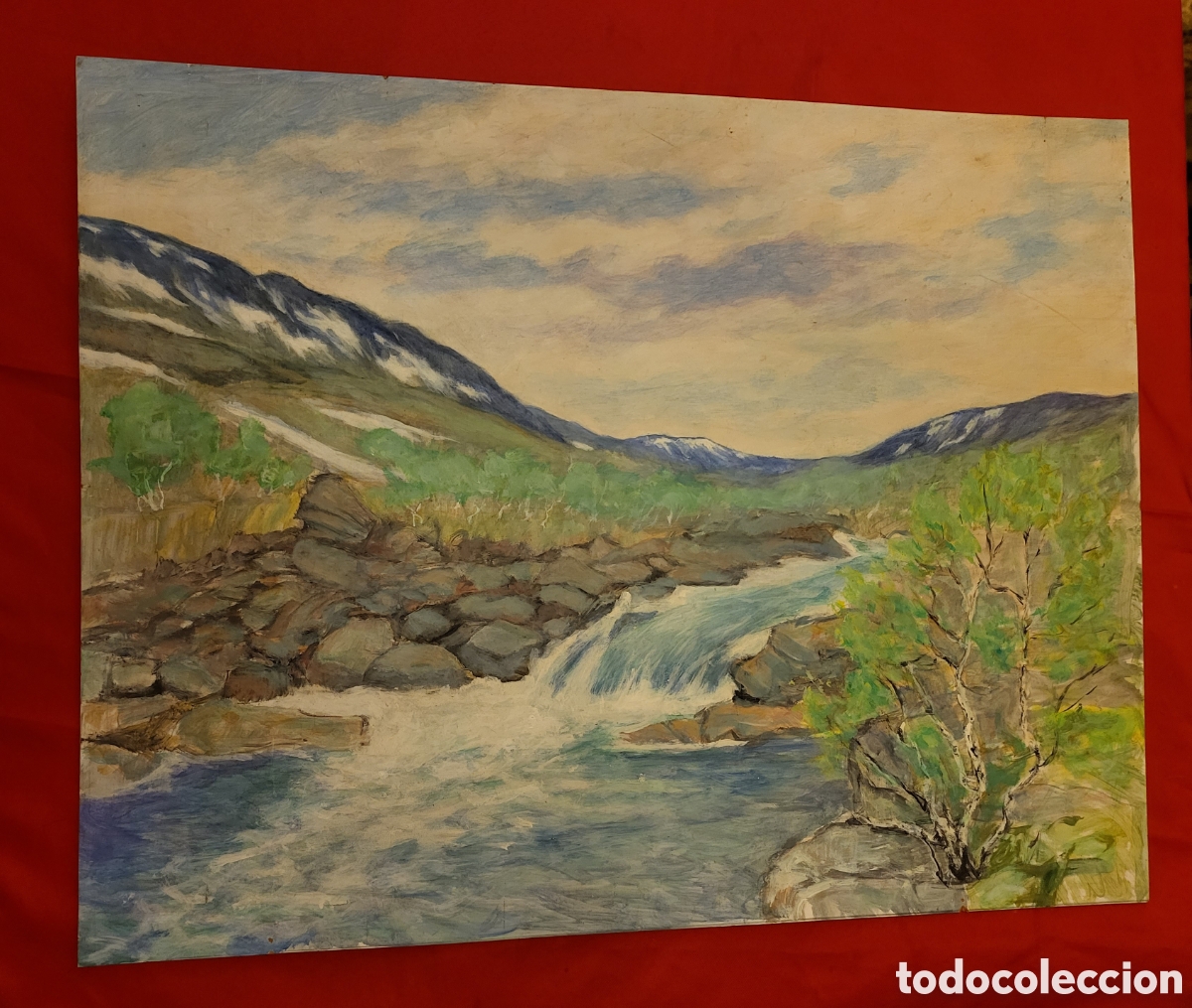 Arte: Cuadro sueco de pintor prestigioso - Foto 1
