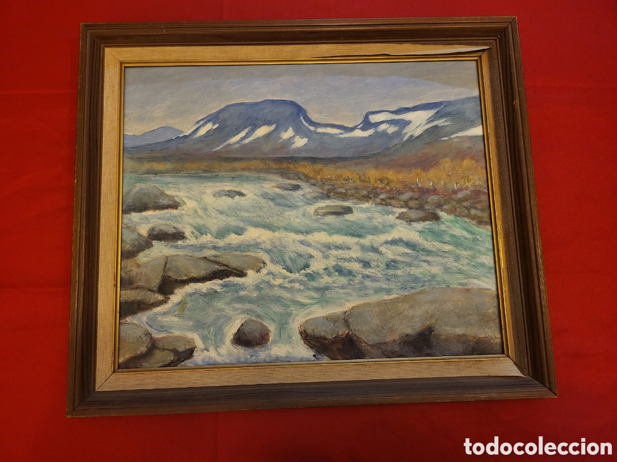Arte: Cuadro sueco de pintor prestigioso - Foto 1