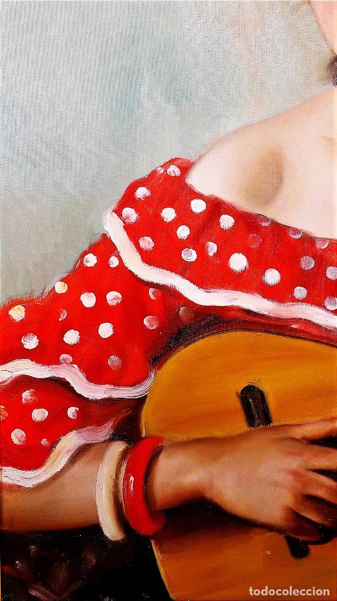 Arte: JOVEN CON GUITARRA - ILEGIBLE - Foto 9